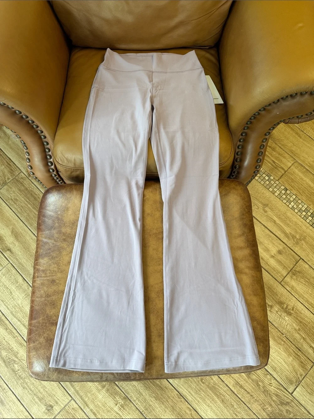 NWT Lululemon Groove Nulu High-Rise Flared Pant Sz 8 Regular Lotus Lavender